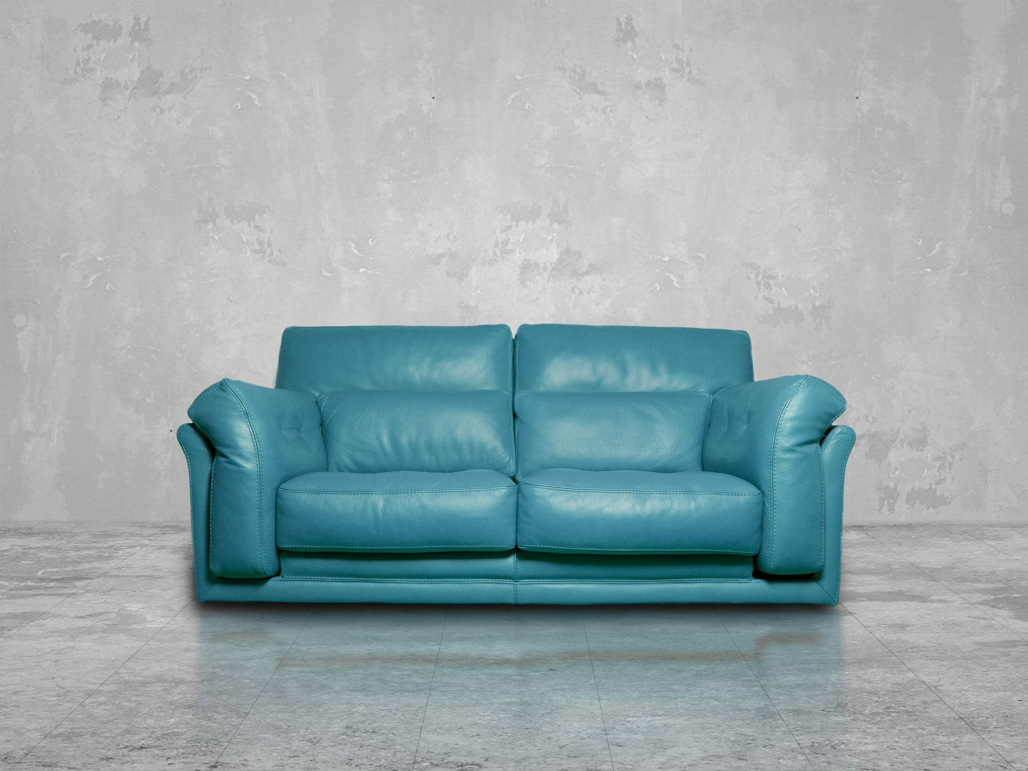 Nếu bạn dùng sofa hai miếng đệm, sẽ rất khó để người thứ ba ngồi cùng.